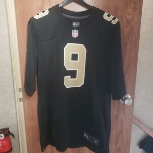 Black and Gold Number 9 Jersey